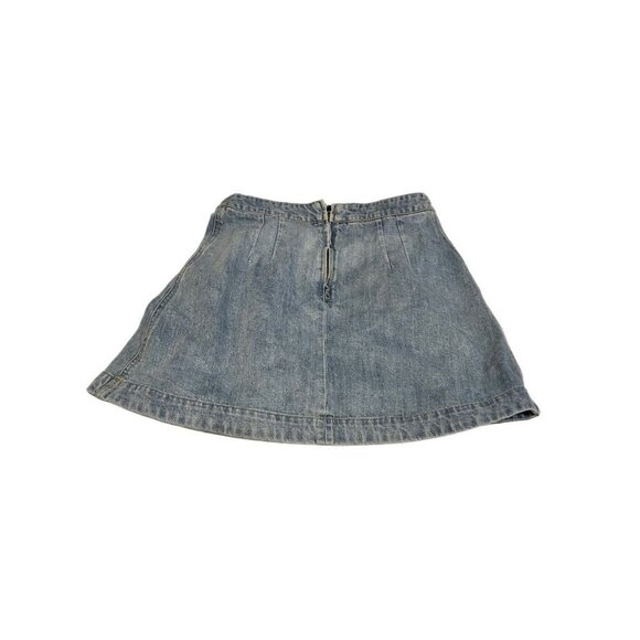 SIZE 6 FREE PEOPLE DENIM SKIRT - Picture 4 of 6